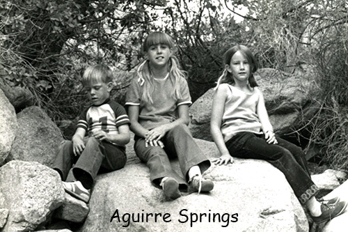 Ron, Kelly and Patty Henry at Aguirre Springs Campground Organ Mountains